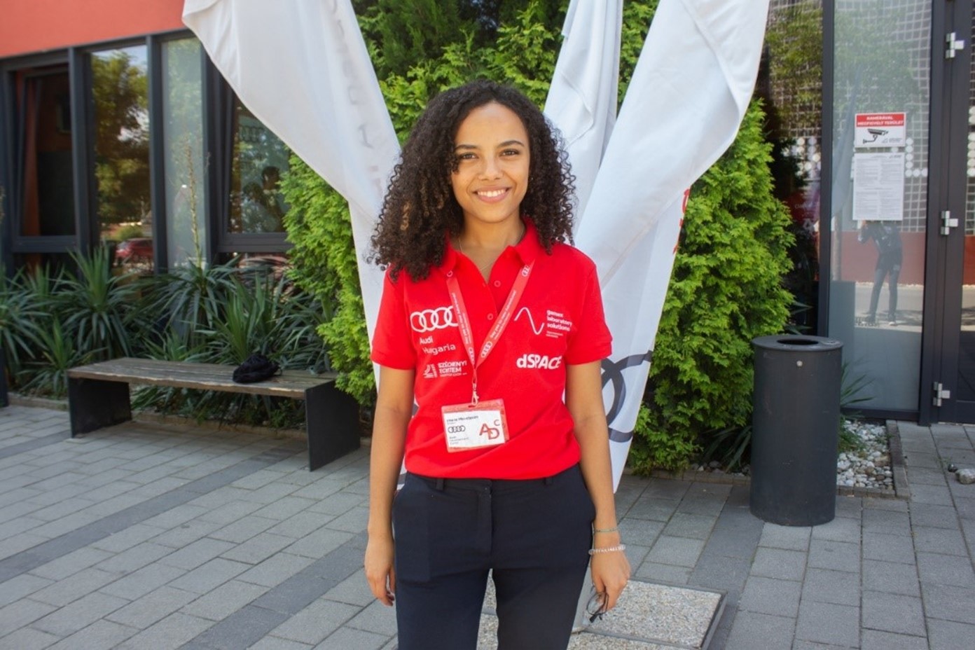 Imane Moustakim is looking forward to working with the other students